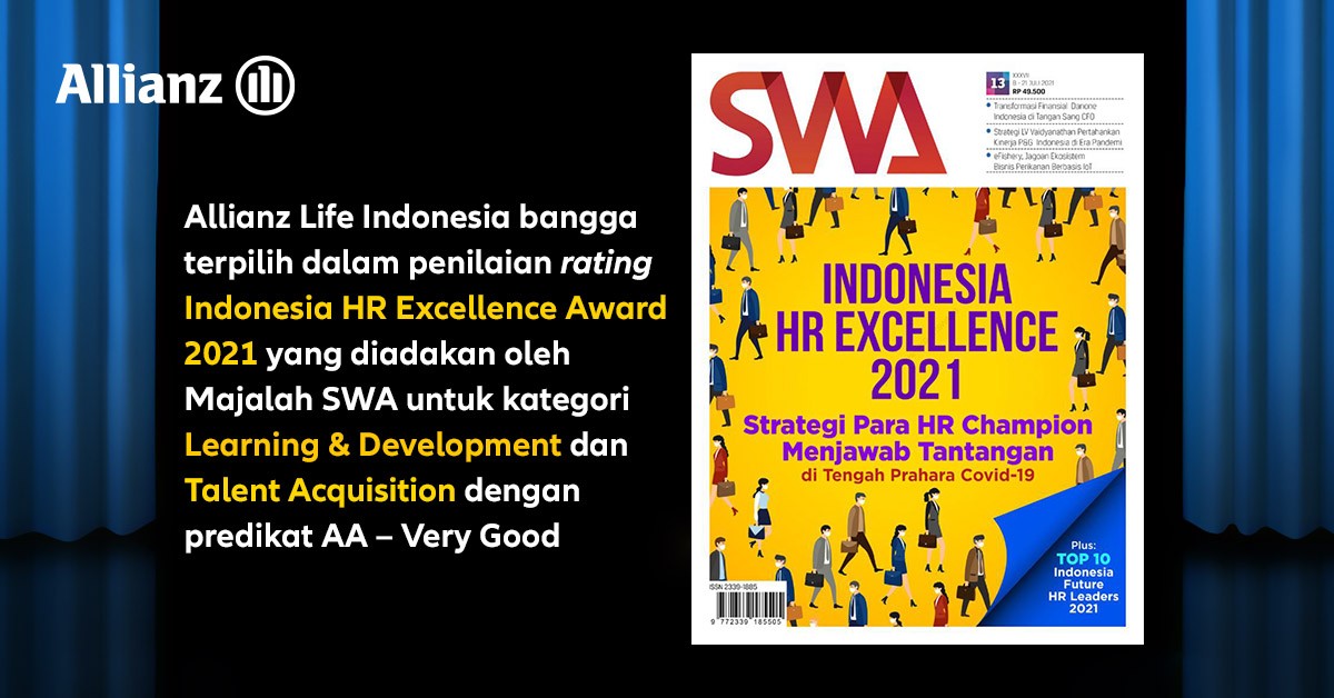 Allianz Life Indonesia Terpilih dalam Penilaian Rating Indonesia HR