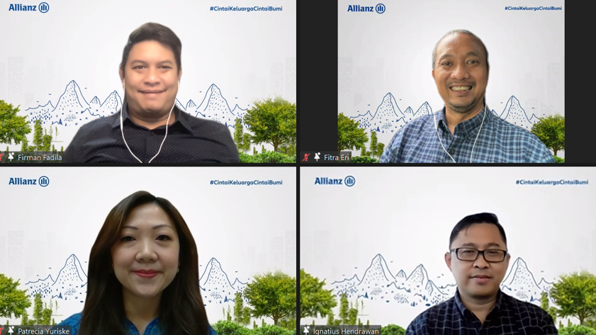 Pembicara Webinar: Fitra Eri, Jurnalis Otomotif, Patrecia Yuriske, Chief Operating Officer Allianz Utama Indonesia, dan Ignatius Hendrawan, Head of Claims Management Allianz Utama Indonesia.