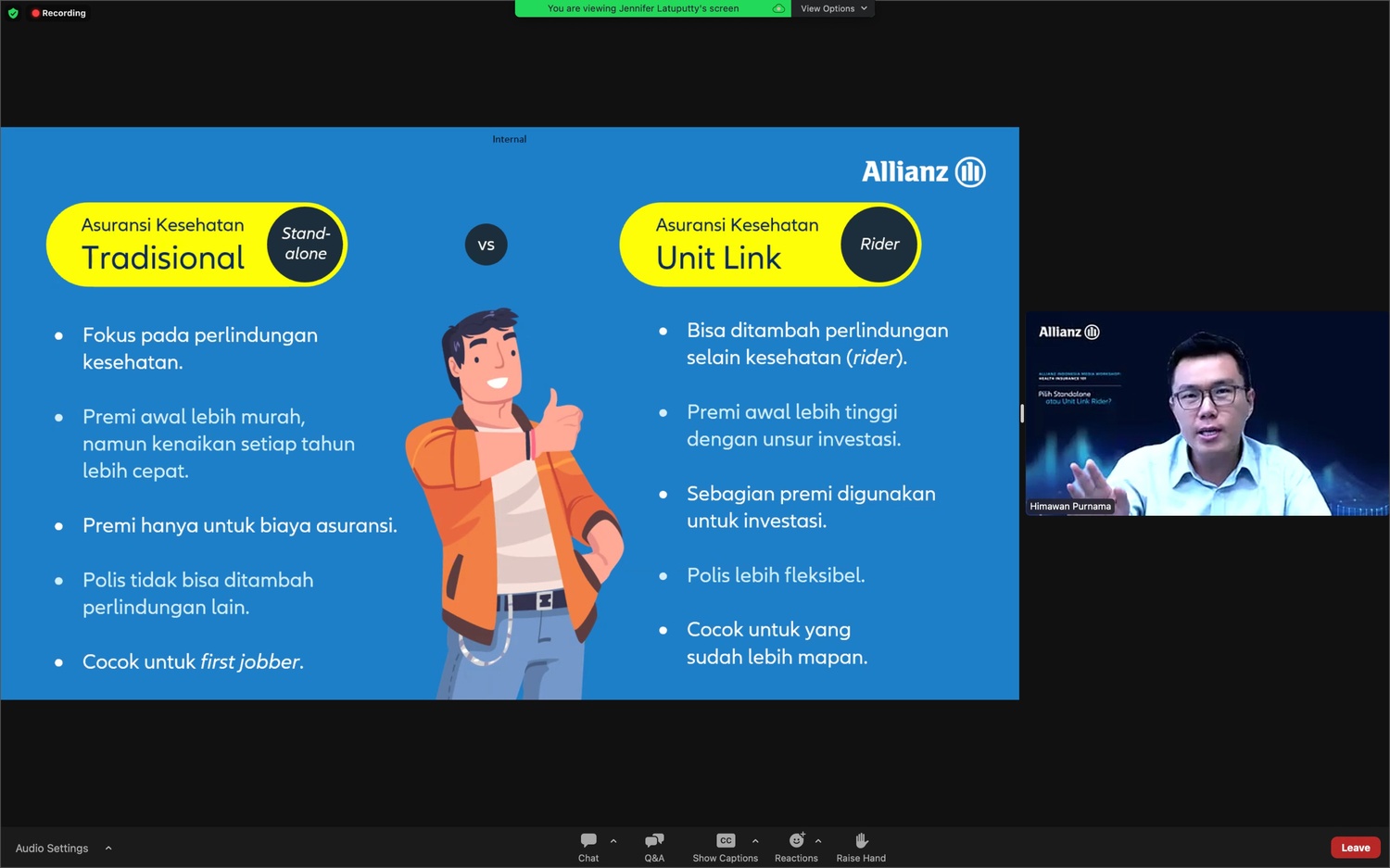 Himawan Purnama - Asuransi Unit Link Standalone vs Unit Link Rider