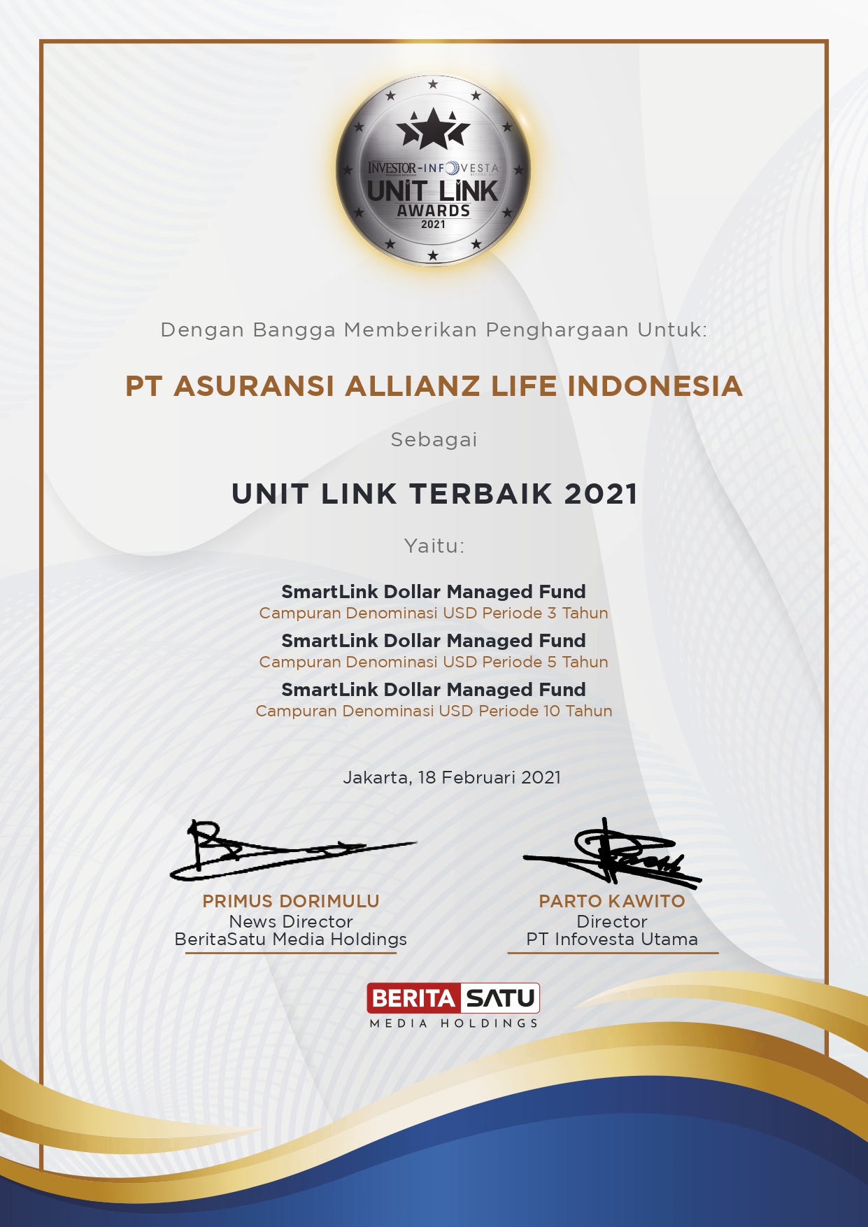 unit link award