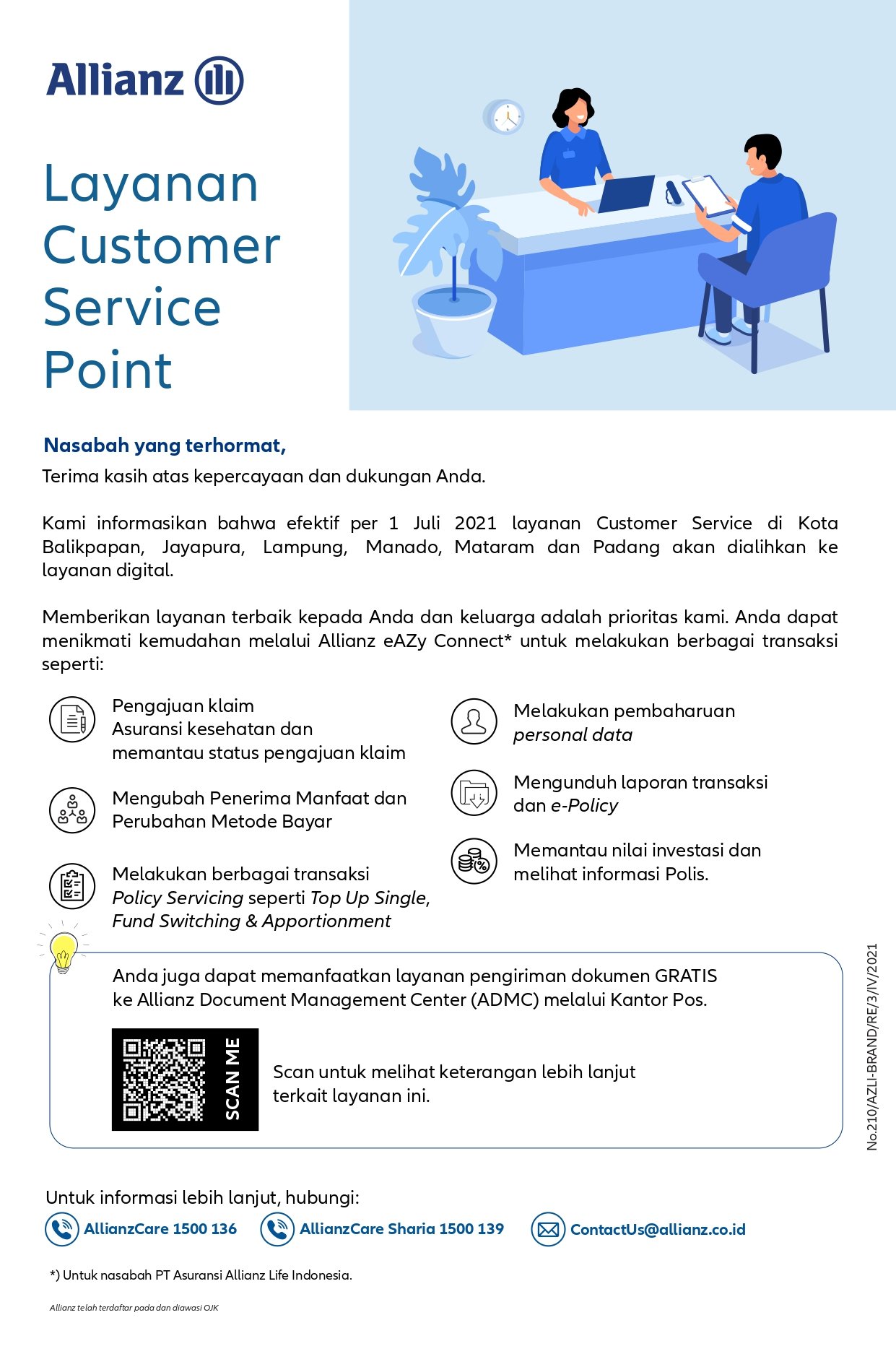 Informasi Penutupan CSP