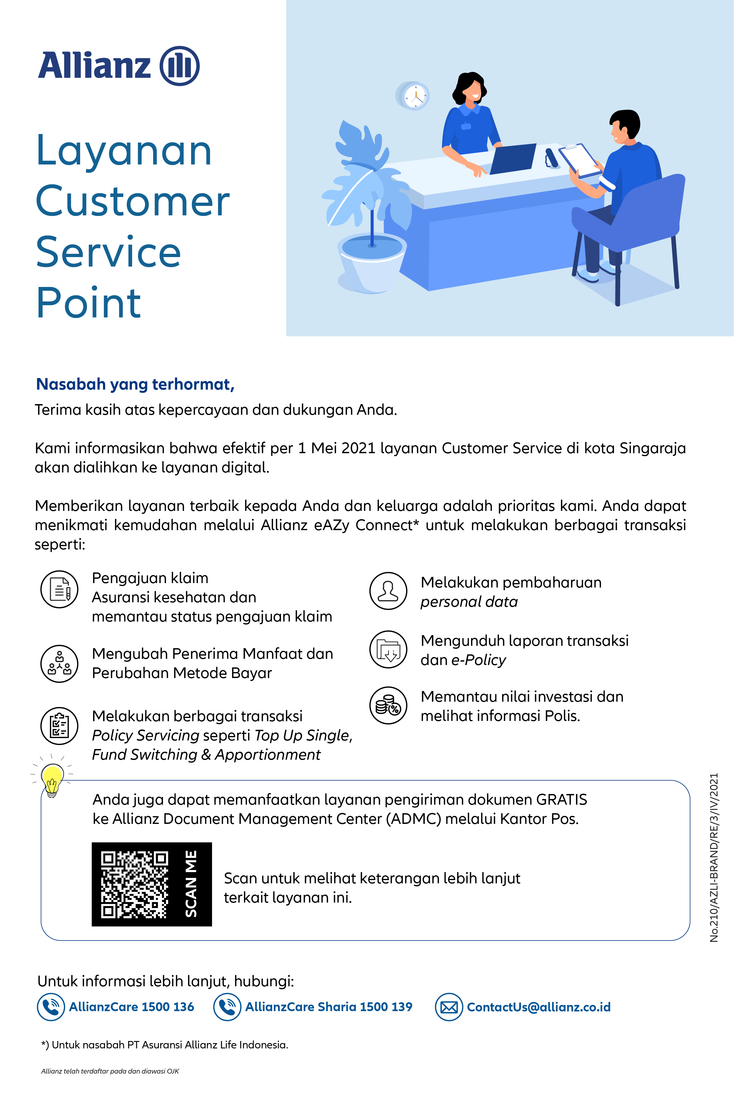 Informasi Penutupan CSP