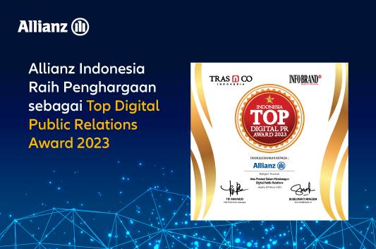Allianz Indonesia raih Penghargaan sebagai Top Digital Public Relations Award 2023