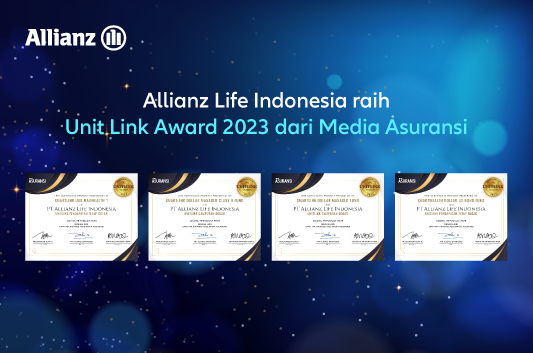 Allianz Life Indonesia raih Unit Link Award 2023 dari Media Asuransi