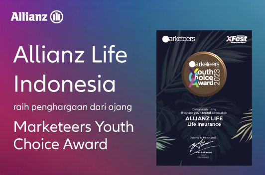 Allianz Life Indonesia raih Penghargaan dalam Ajang Marketeers Youth Choice Award