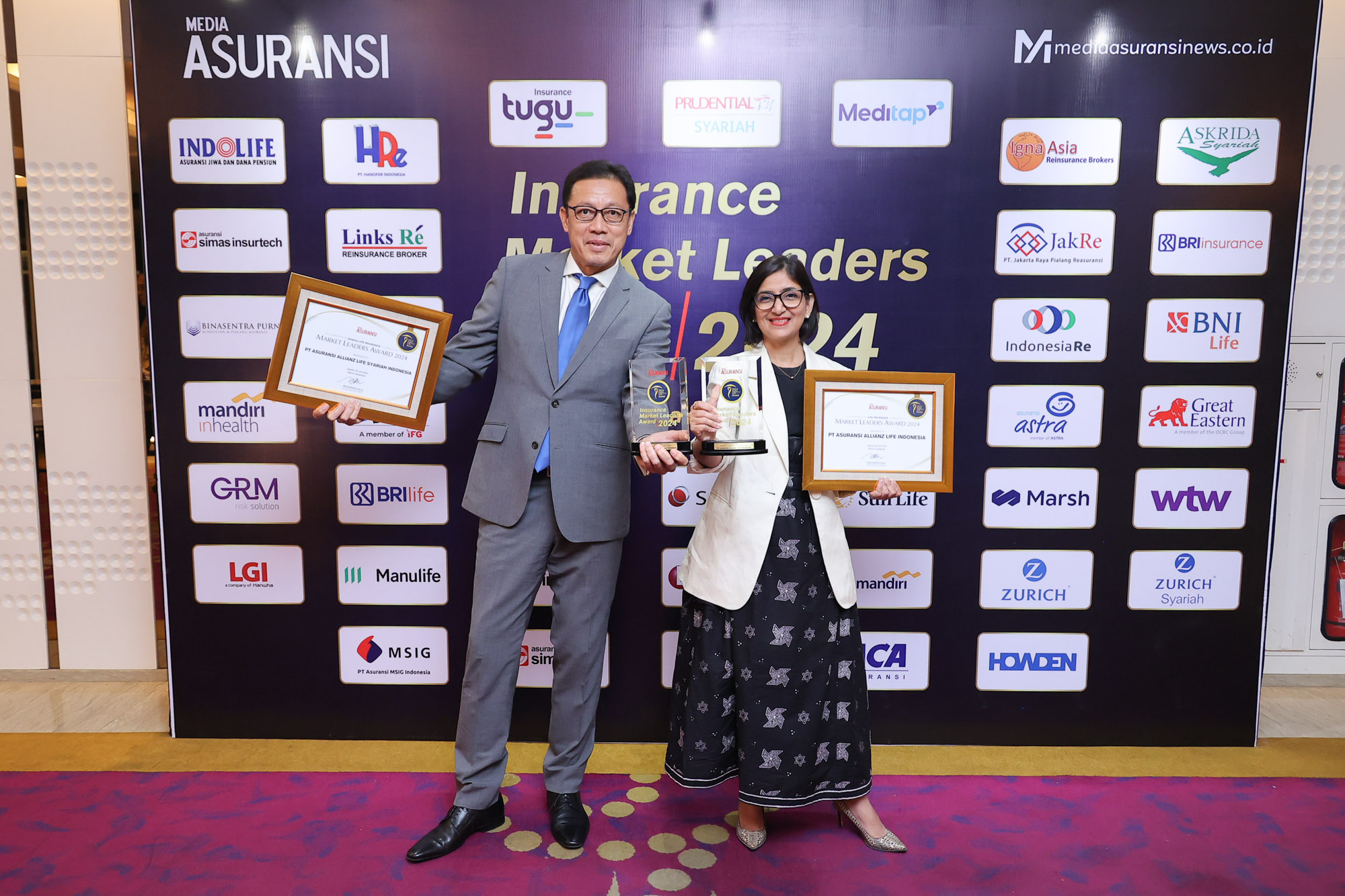 Allianz Indonesia Raih Penghargaan Market Leaders Award 2024