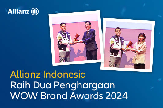 Allianz Indonesia Raih Dua Penghargaan WOW Brand 2024