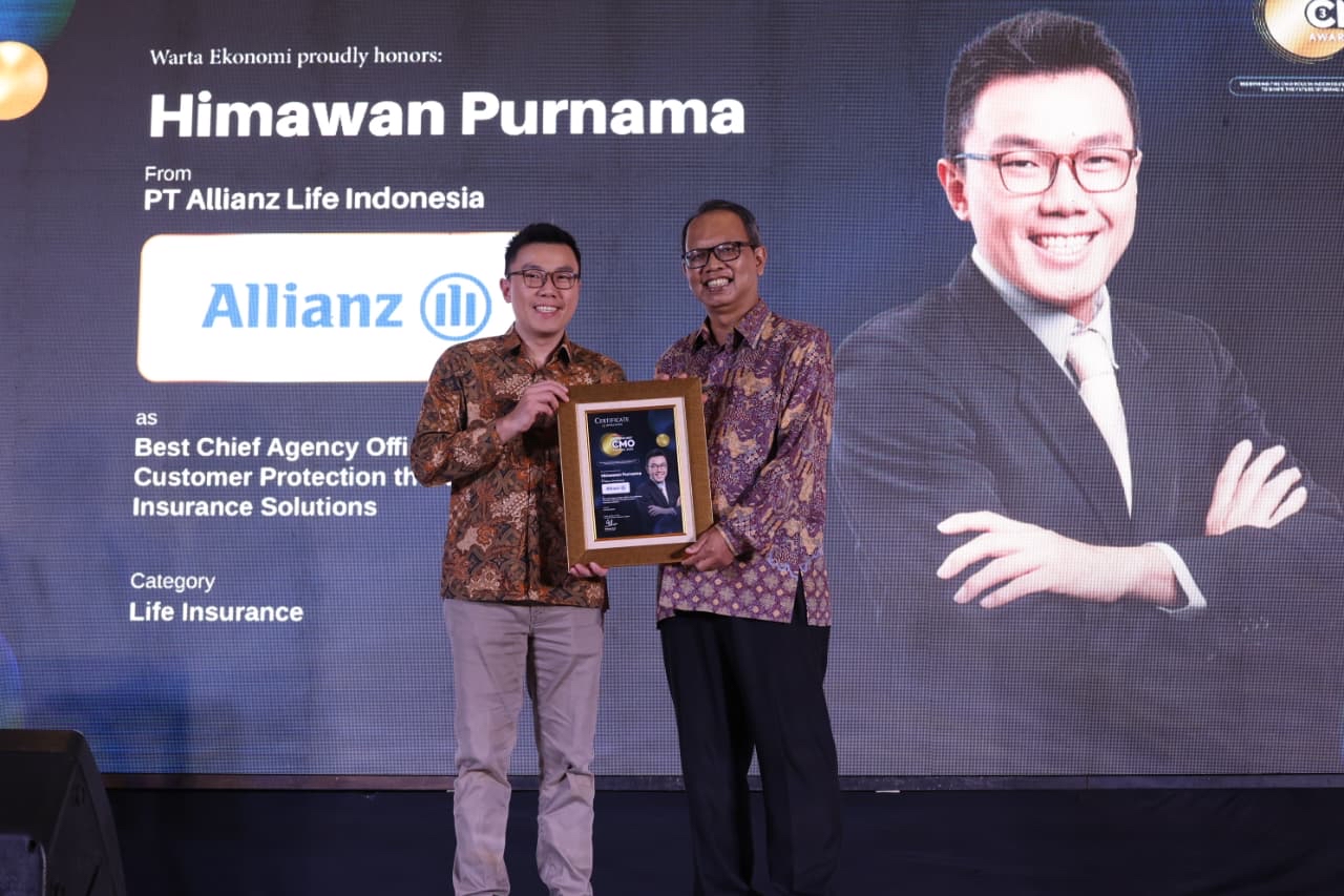 Pemimpin Allianz Indonesia Raih Best Chief Agency Officer 2025