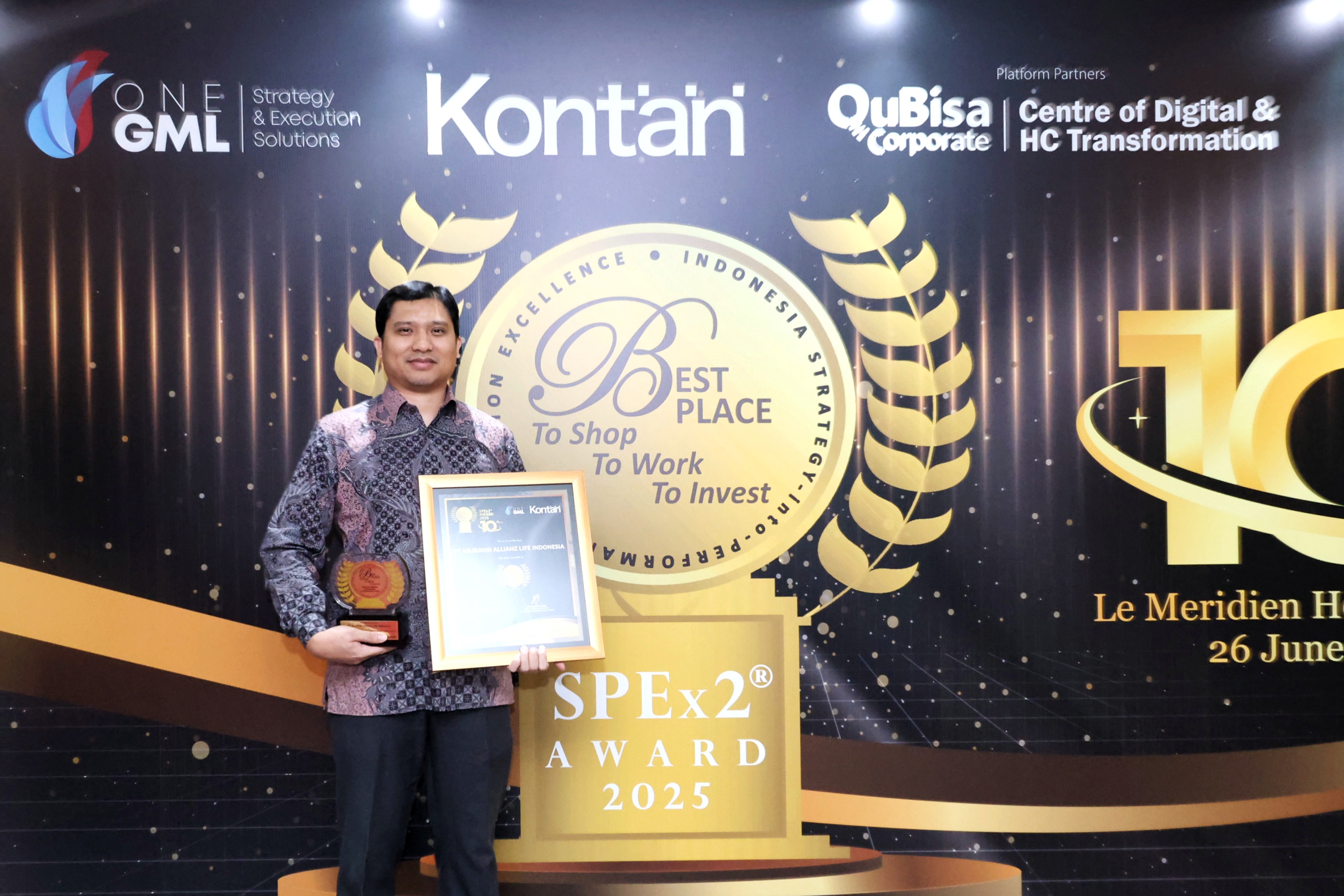 Allianz Life Indonesia Raih Penghargaan SPEx2® Award 2025