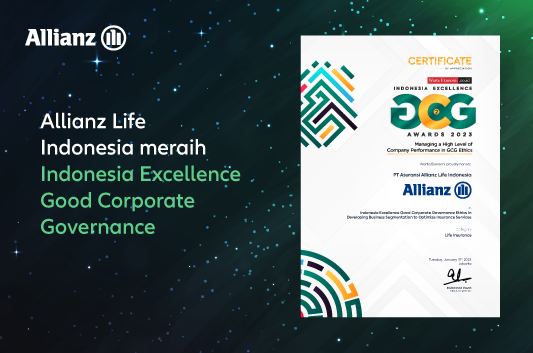 Allianz Life Indonesia meraih Indonesia Excellence Good Corporate Governance